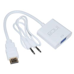 INCA Adapter IHTVJ-7TB  HDMI > VGA St. + USB Audio, 1080P, (IHTVJ-7TB)