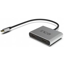 INCA Adapter   ITPC-4  Typ C > 2xHDMI 4K30Hz,1xUSB-A,1xUSB-C (ITPC-4T)