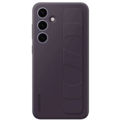 Silicone Grip Case dark violet für Galaxy S24+ (EF-GS926CEEGWW)