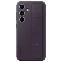 Silicone Grip Case dark violet für Galaxy S24 (EF-GS921CEEGWW)