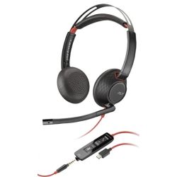 Poly Headset Blackwire C5220 Stereo USB-C/A + 3,5 mm (8X231AA)