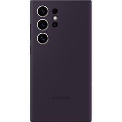 Silicone Case dark violet für Galaxy S24 Ultra (EF-PS928TEEGWW)