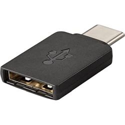 Adapter USB-A zu USB-C schwarz (85Q48AA)