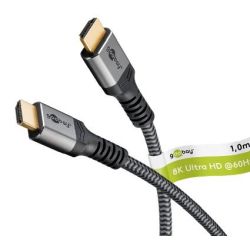 Goobay Plus Ultra High-Speed HDMI™-Kabel (8K@60Hz), 1.0m (65260)