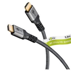 Goobay Plus High-Speed-HDMI™-Kabel mit Ethernet (4K@60Hz), 5 (64996)