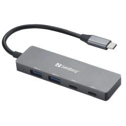 SANDBERG USB-C to 2xUSB-A + 2xUSB-C Hub (136-50)