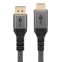 Goobay Plus DisplayPort™ auf HDMI™ Kabel (4K@60Hz), 5.0m (65271)