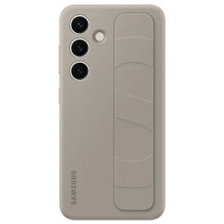 Silicone Grip Case taupe für Galaxy S24 (EF-GS921CUEGWW)