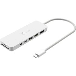 Eco-Friendly 7-in-1 USB-C Multi-Port Hub weiß (JCD373EW-N)