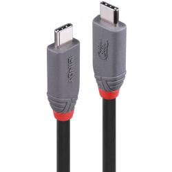 0.8m USB4 240W Typ C Kabel, 40Gbit/s, Anthra Line (36956)