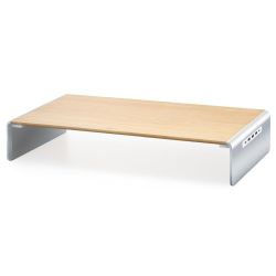 WOOD MONITOR STAND WITH DOCKING (JCT425-N)