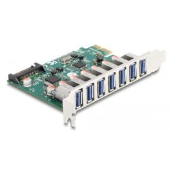 PCI Express x1 Karte zu 7 x extern USB 5 Gbps Typ-A Buchse (90104)