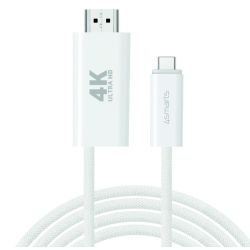 4smarts USB-C auf HDMI Kabel PD 2m, weiß (540957)