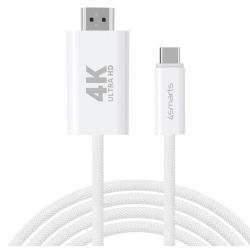 4smarts USB-C auf HDMI Kabel 2m, weiß (540955)