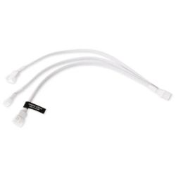AlphaCool Y-Splitter 4-Pin auf 3x 4-Pin PWM 30cm weiß (18726)