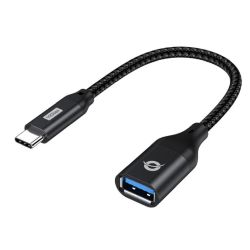 CONCEPTRONIC Adapter USB-C -> USB-A 3.0  OTG 10Gb/s  schwarz (ABBY18B)