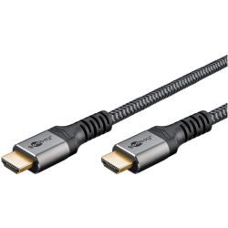 Goobay Plus High-Speed-HDMI™-Kabel mit Ethernet (4K@60Hz), 1 (64997)