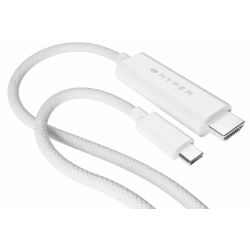 Hyper 4K USB-C to HDMI Cable, White (HD6007WHGL)