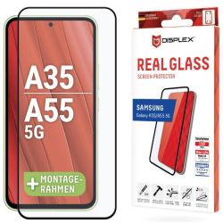 Real Glass Full Cover für Samsung Galaxy A35 5G/A55 5G (01942)