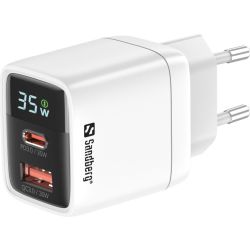 SANDBERG 2in1 Charger 1xUSB-C 1xUSB 35W (441-52)