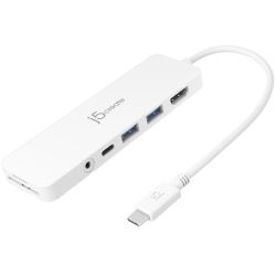 USB-C MULTI-PORT HUB WITH POWER (JCD373-N)