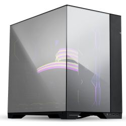 O11 Vision Chrome Gehäuse schwarz mit Sichtfenster (O11VC)