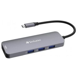 CMH-08 USB-C Pro Multiport Hub grau USB-C 3.0 (32151)