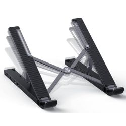 X-Kit Foldable Laptop Stand mit USB-Hub grau/schwarz (80551)