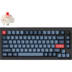 V1 Max Wireless Tastatur schwarz/blaugrau (V1M-D1-DE)