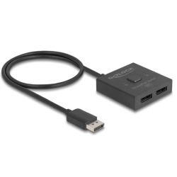 DisplayPort Switch 2 > 1 bidirektional 8K (schwarz, 50cm) (18906)