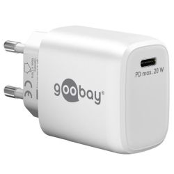 Goobay USB-C™ PD Schnellladegerät (20 W) weiß (65406)