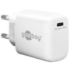 Goobay USB-C™ PD Schnellladegerät (25 W) weiß (65368)