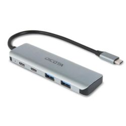 USB-C 4-in-1 Highspeed Hub silber (D32061)