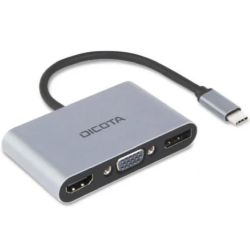 Dicota USB-C Portable 5-in1 Docking Station 4K HDMI/DP PD (D32064)