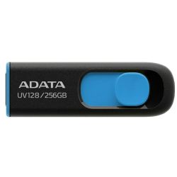 DashDrive UV128 256GB USB-Stick schwarz/blau (AUV128-256G-RBE)