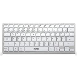 INCA Tastatur IBK-565BT, Bluetooth, 5.0 Smart, Silber (IBK-565BT)