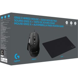 G502 X Gaming Maus + G240 Mousepad schwarz (991-000489)