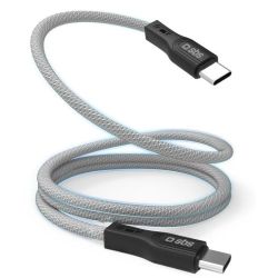 SBS magnetisches USB-C zu USB-C Kabel 60W 1m grau (TECABLETCCMAG)