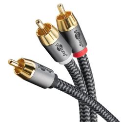 Goobay Plus Cinch Y-Kabel, 2.0 m (65300)