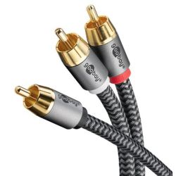 Goobay Plus Cinch Y-Kabel, 3.0 m (65301)