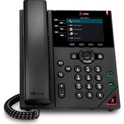 VVX 350 IP Phone VoIP Telefon schwarz (2200-48830-025)