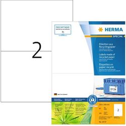 Herma Recycling Etiketten 210x148mm weiß 160 Stück (10737)