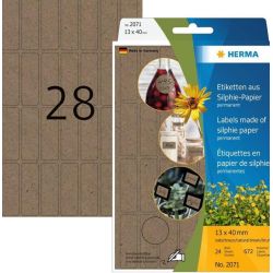 HERMA  Büropackung Vielzwecketiketten Silphie 13x40mm (2071)