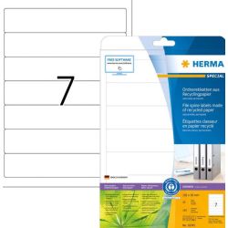 HERMA  Ordneretiketten Recycling A4 20 Blatt 192x38 (10745)