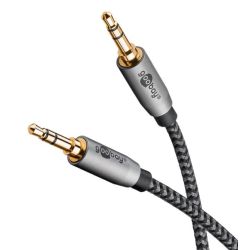 Goobay Plus Audioverbindungskabel 3,5mm Stereo, 0.5m (65272)