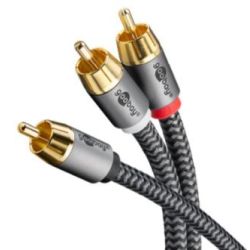 Goobay Plus Cinch Y-Kabel, 5.0 m (65302)