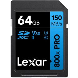 Lexar SDHC 800x Pro 32GB 150MB/s C10 V10 U1 (LSD0800P064G-BNNNG)