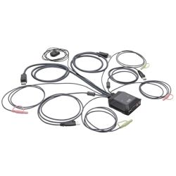 Eaton Tripp Lite 2-Port DisplayPort 1.1/USB KV (B032-DPUA2)