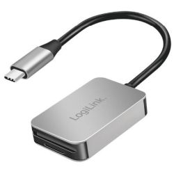 LogiLink USB 3.0 Dual-Kartenleser USB-C/SD/microSD alu (CR0050)