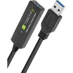 Techly USB 3.0 Repeater Kabel 10m (ICUR30100G)